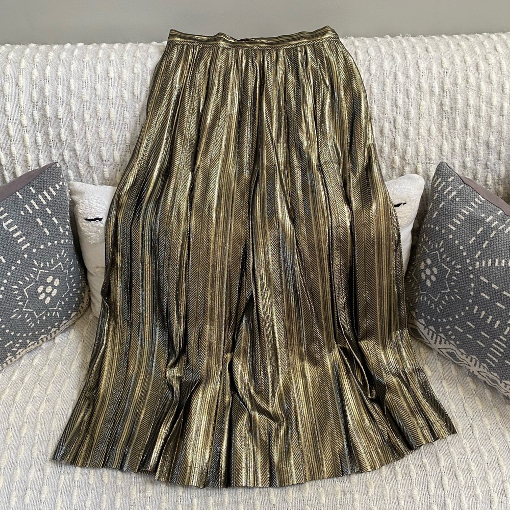 {Peggy Jennings} Vintage Silk Wrap Skirt - Picture 4 of 9